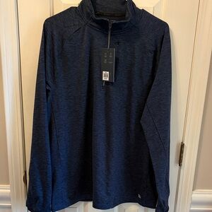 Men's VRST Navy Quarter-Zip Pullover